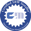 Segmental retaining wall certified installer badge